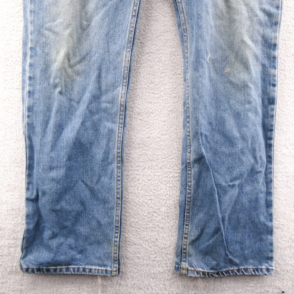 Levis 505 Jeans Mens Size 36x32 Straight Leg Blue Cotton Denim Size 36‎ Pants